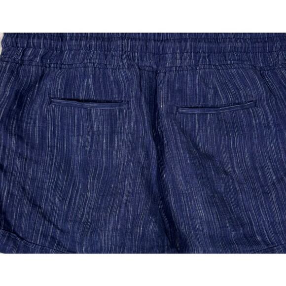 Athleta Cabo Linen Textured Shorts Size 12 - Picture 11 of 12